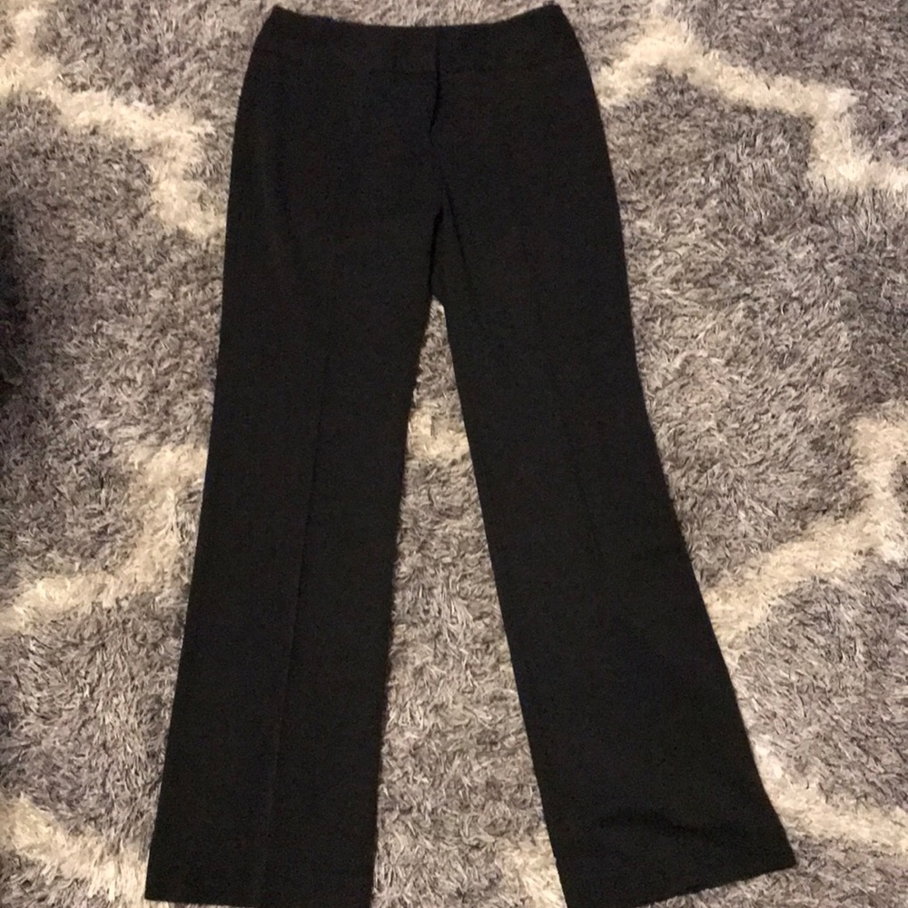 Black dress pants wide leg fit